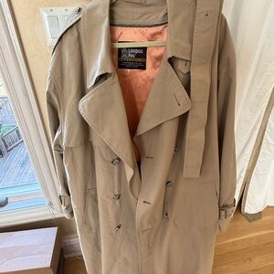 London Fog Vintage double breasted trench coat